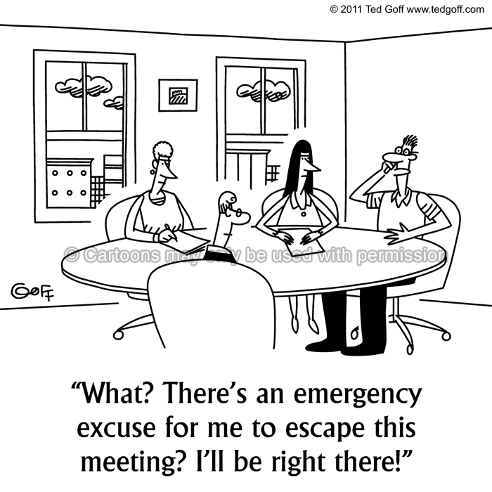 Cartoon about office