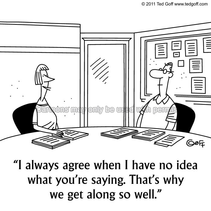 Cartoon about office