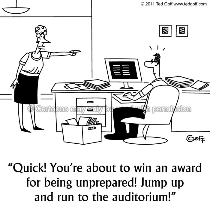 Cartoon about office