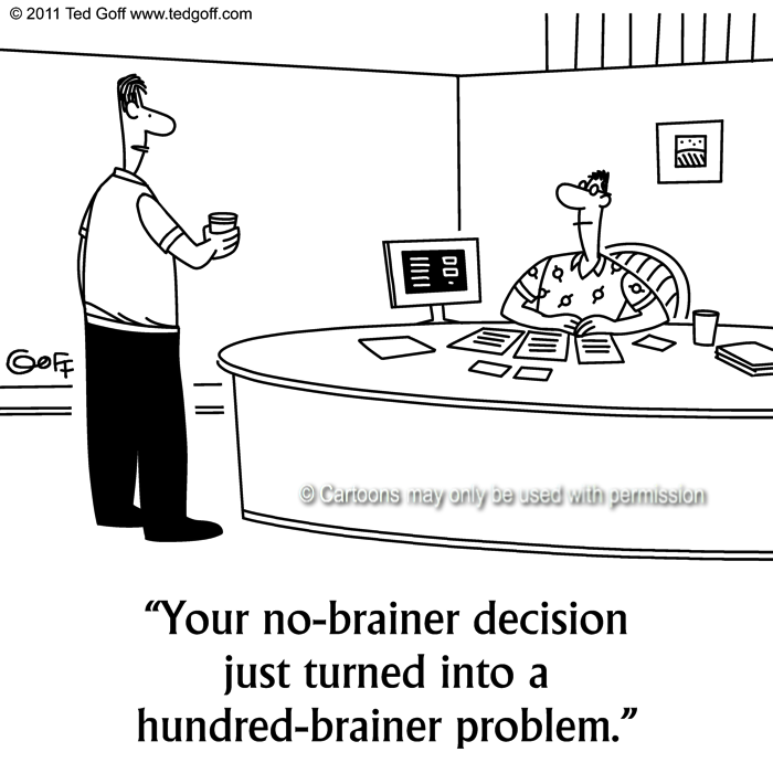 Cartoon about management