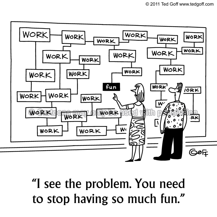 Cartoon about office