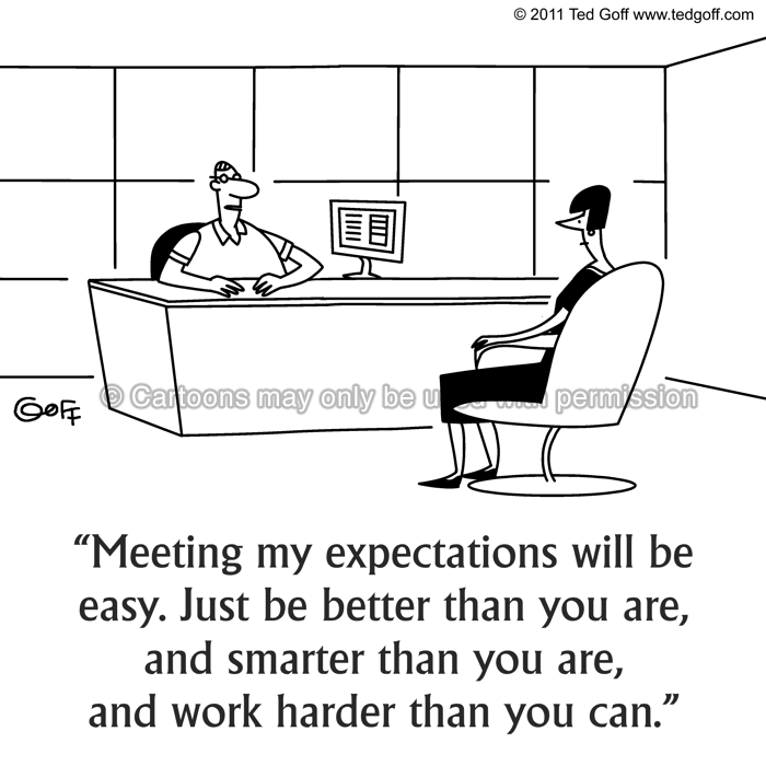 Cartoon about management