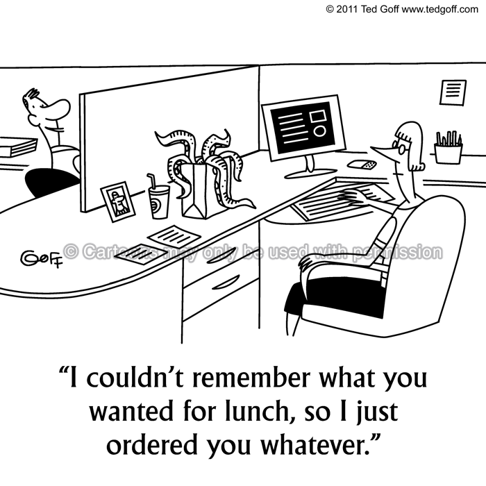 Cartoon about office