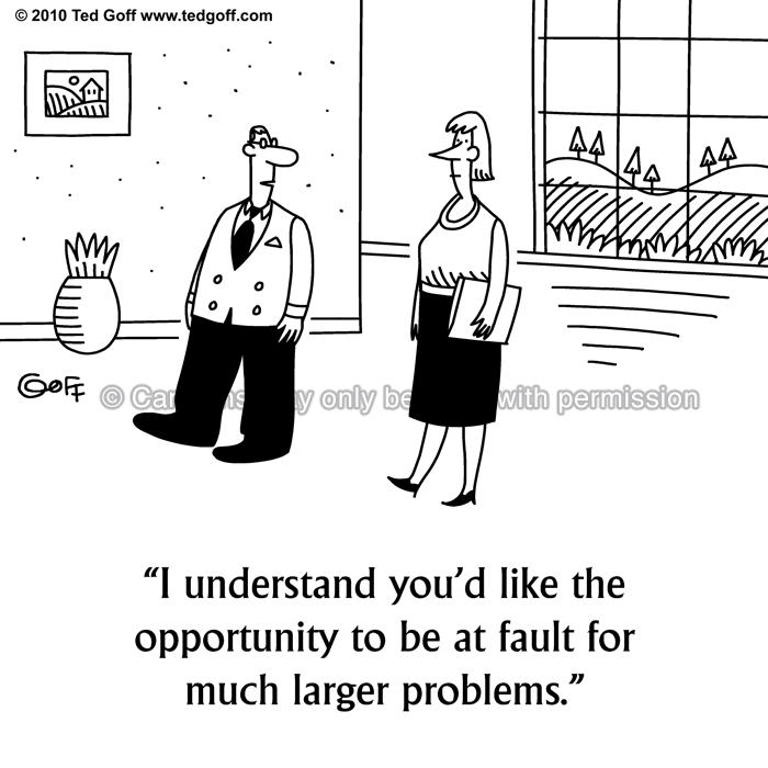 Cartoon about management