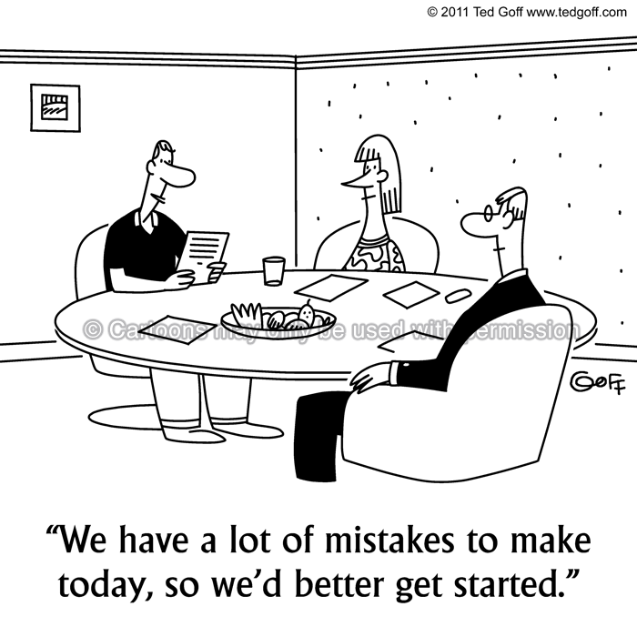 Cartoon about management