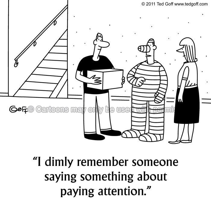 Cartoon about safety