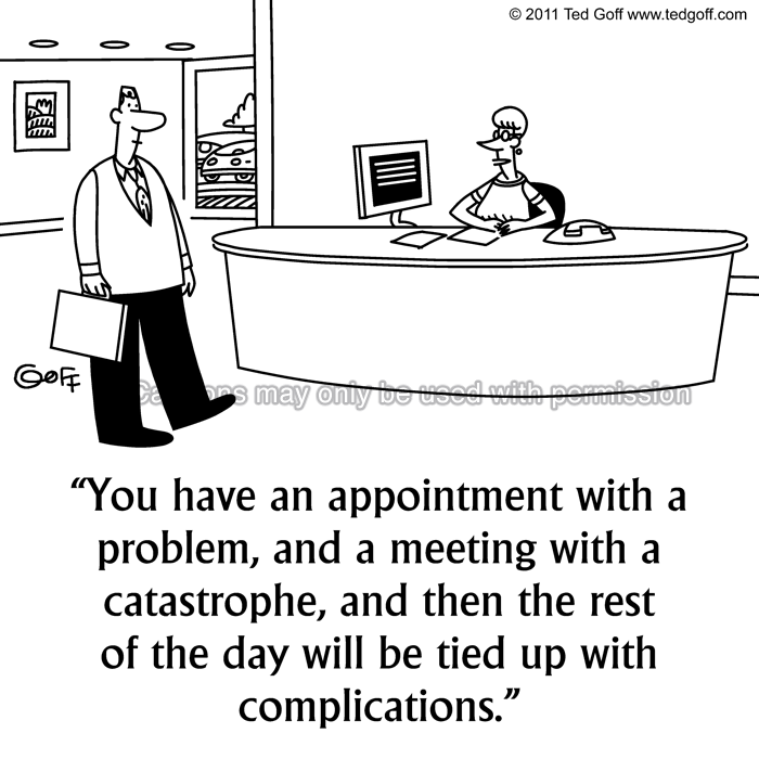 Cartoon about office