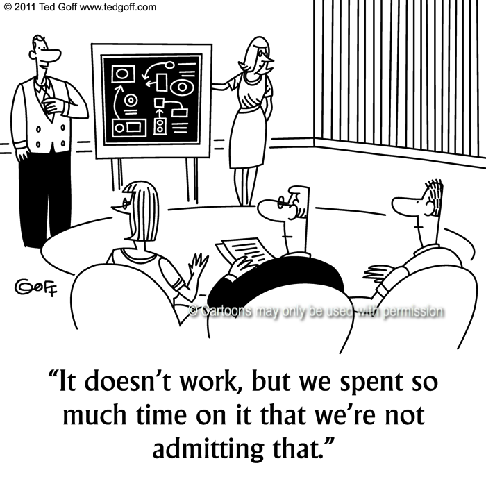 Cartoon about management