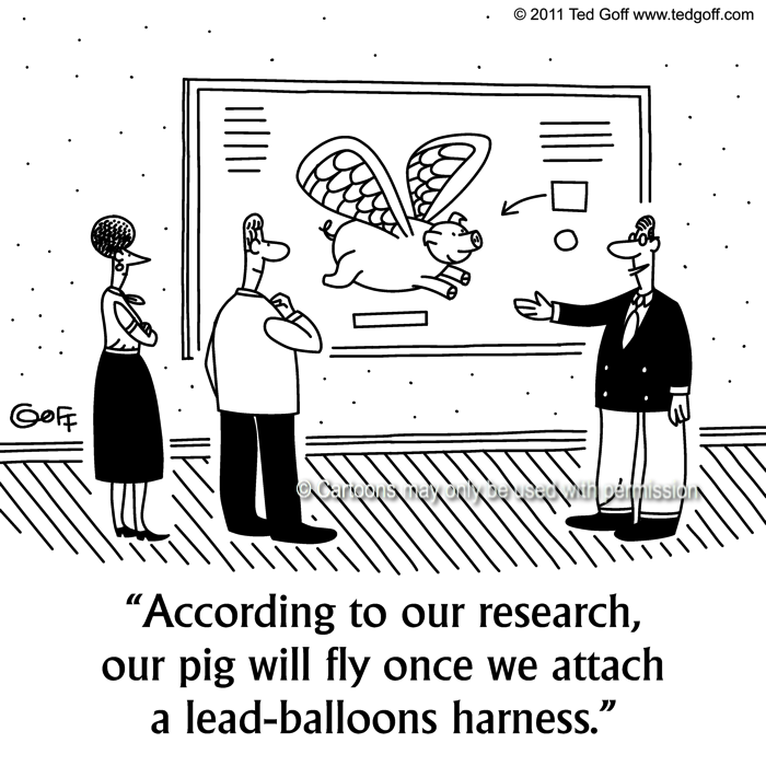 Cartoon about management