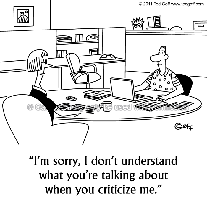 Cartoon about office