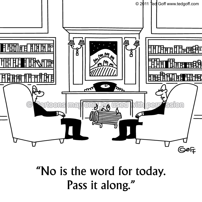 Cartoon about management