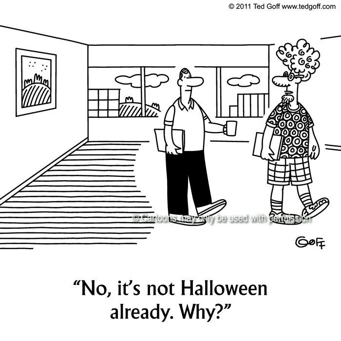 Cartoon about office