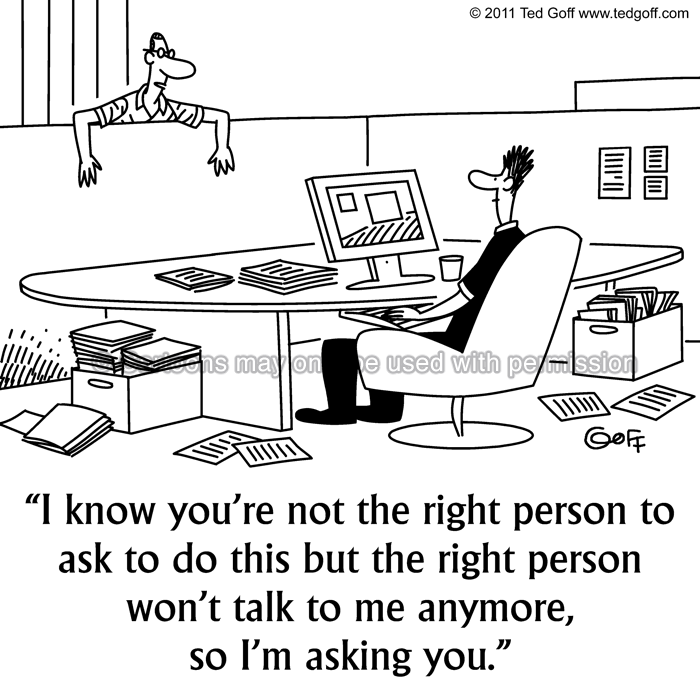 Cartoon about office