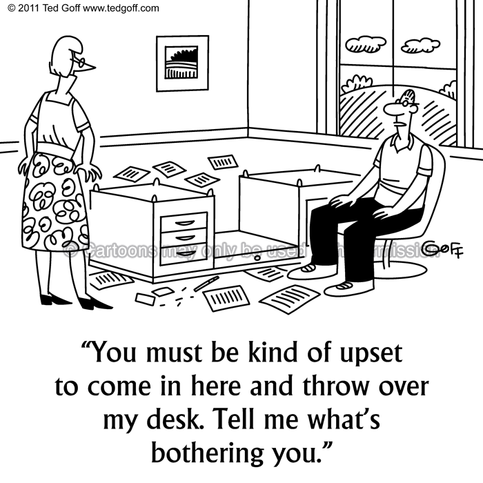 Cartoon about office