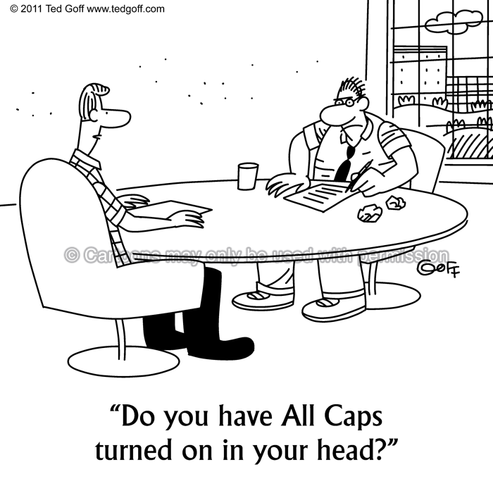 Cartoon about office