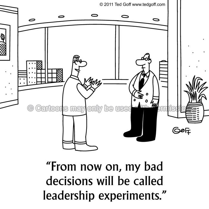 Cartoon about management
