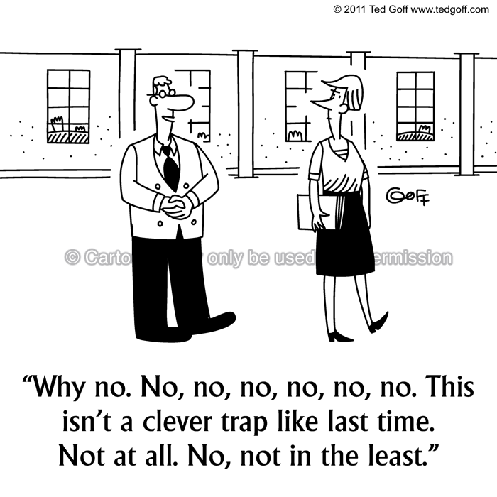 Cartoon about office