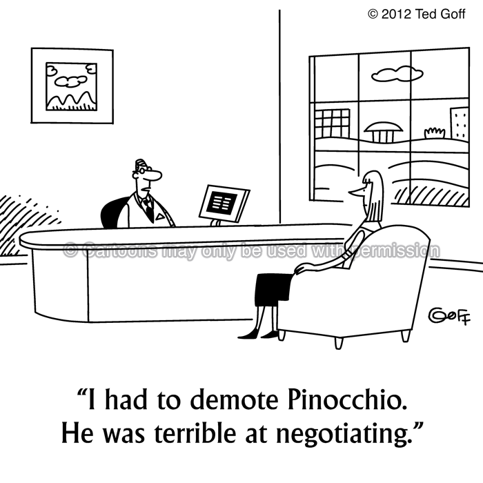 Cartoon about management