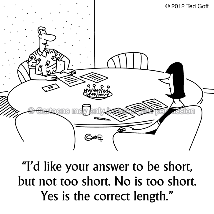 Cartoon about management