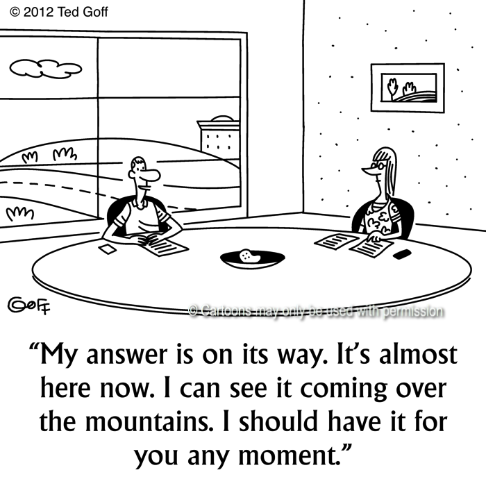 Cartoon about office