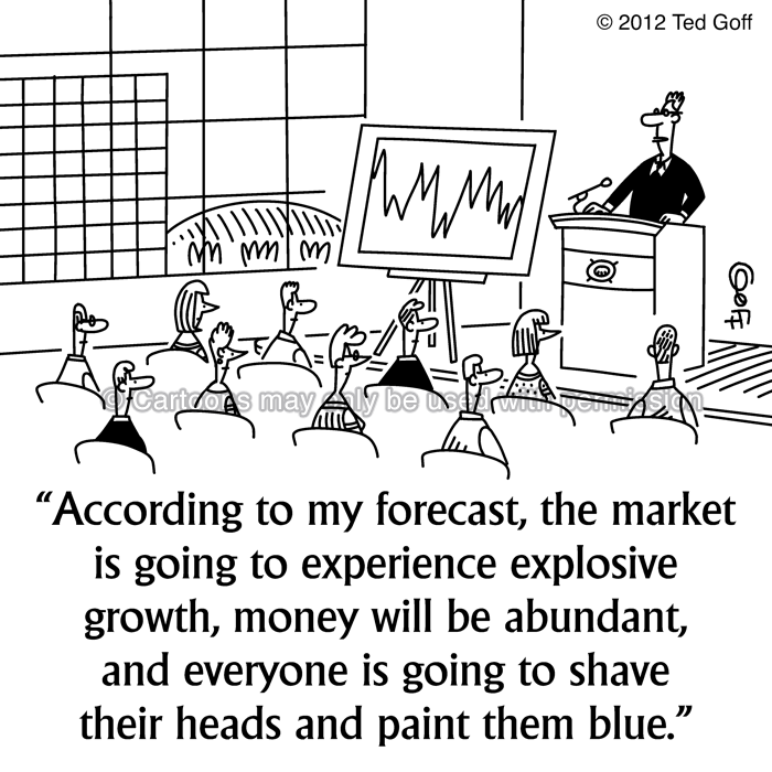 Cartoon about financial