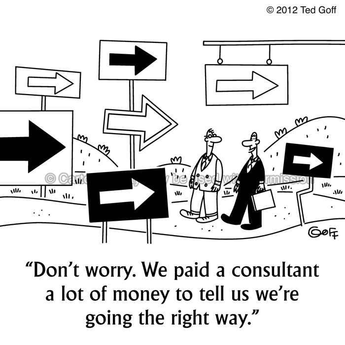 Cartoon about management