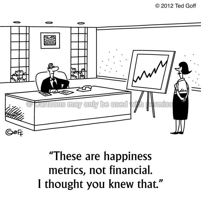 Cartoon about financial