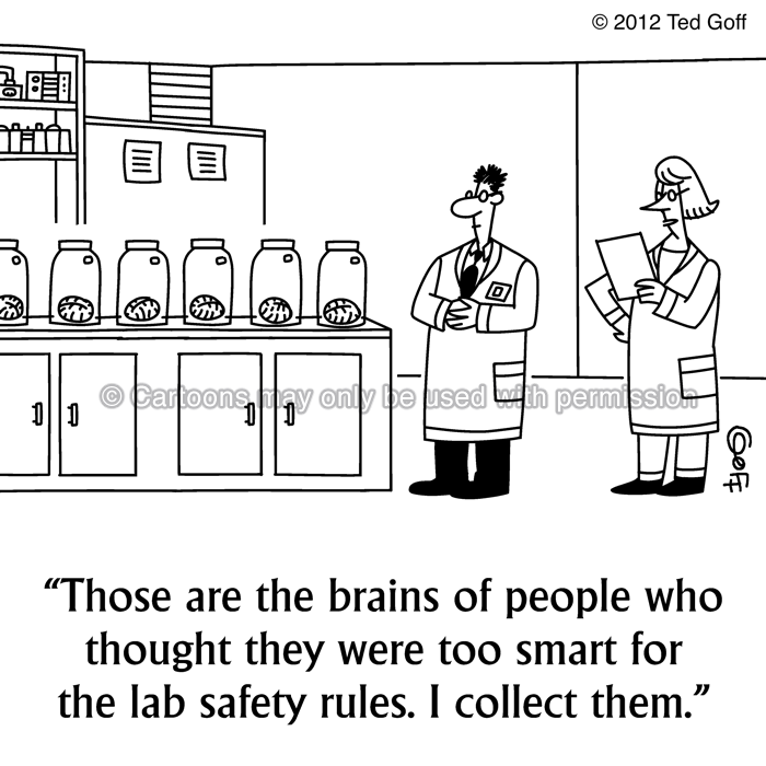 Cartoon about safety