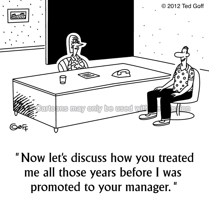 Cartoon about management