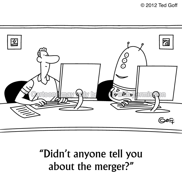 Cartoon about office