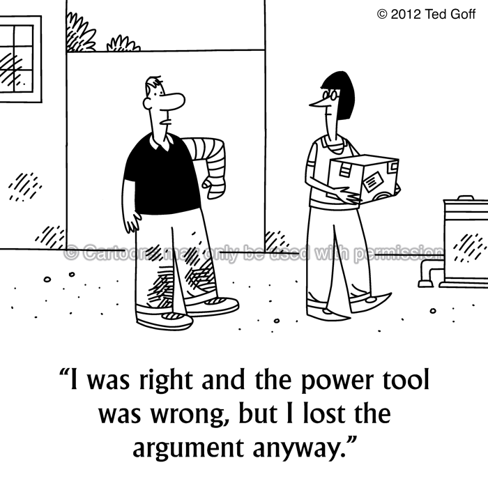 Cartoon about safety