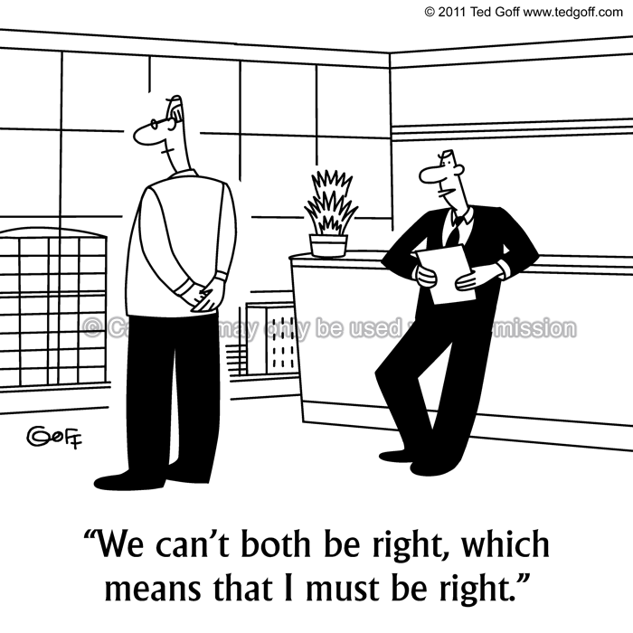 Cartoon about management