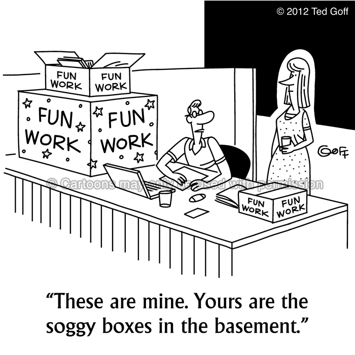 Cartoon about office