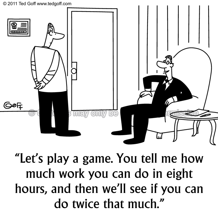 Cartoon about management