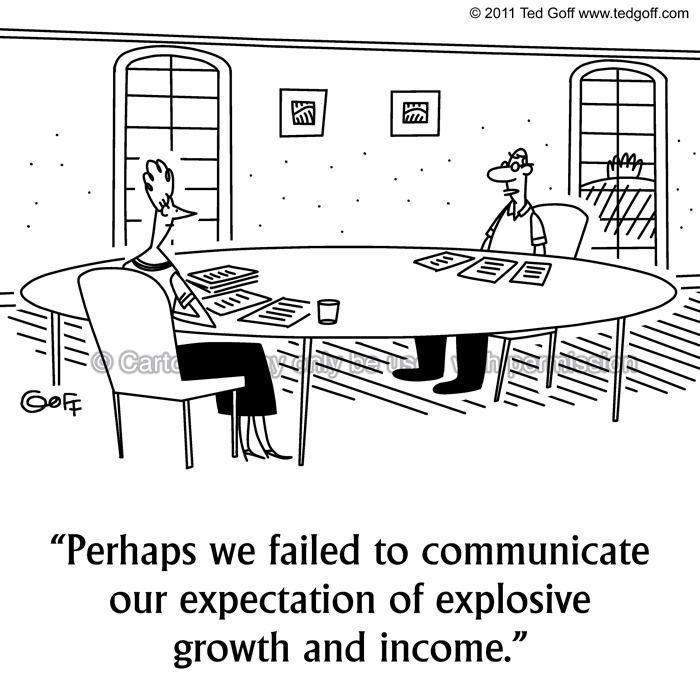 Cartoon about management