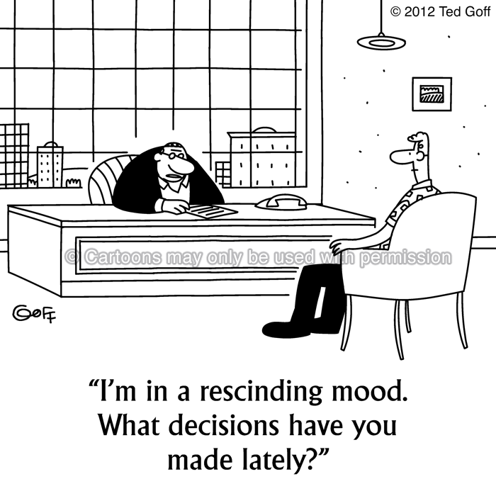 Cartoon about management