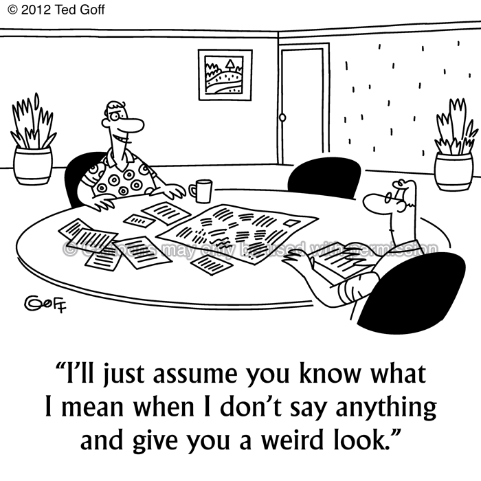 Cartoon about office