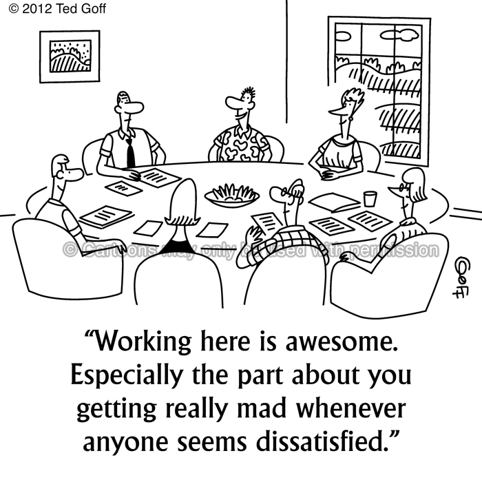 Cartoon about management