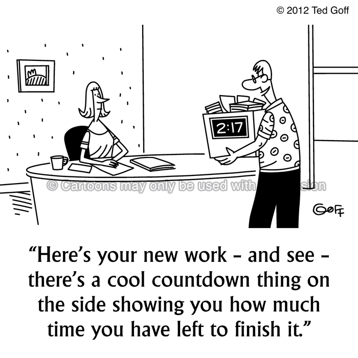 Cartoon about office