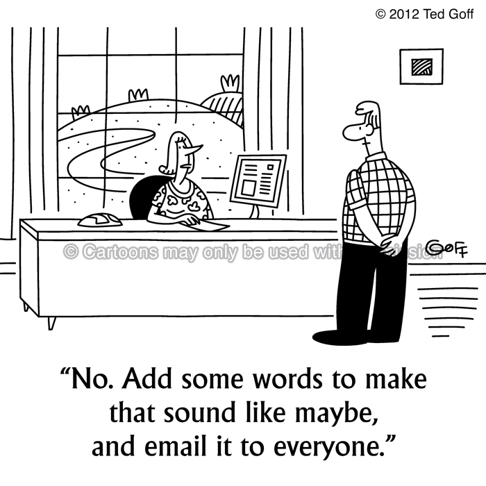 Cartoon about management