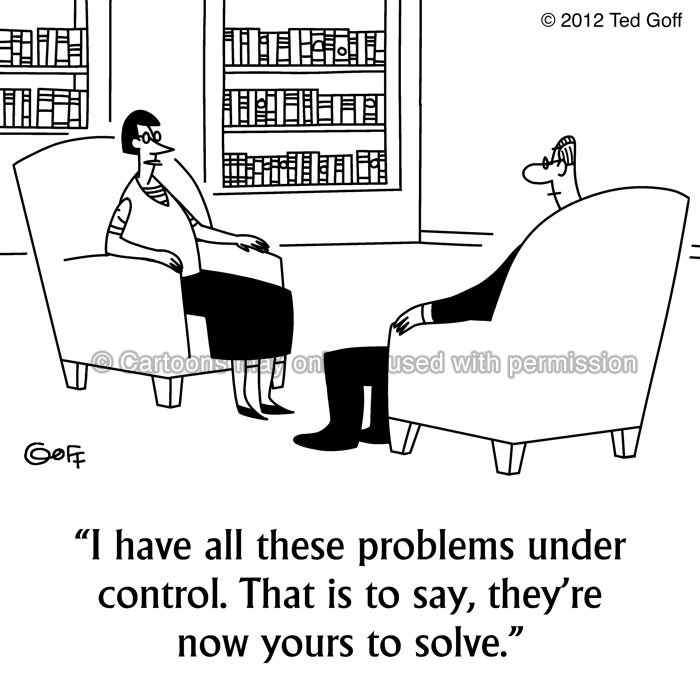 Cartoon about management