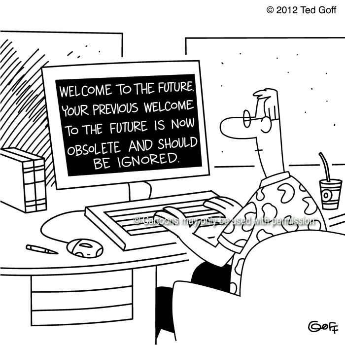 Cartoon about computer