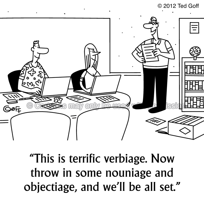 Cartoon about communication