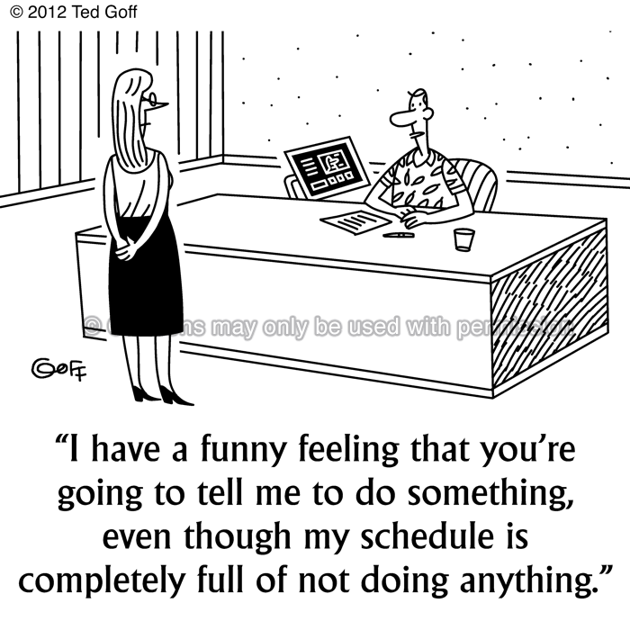 Cartoon about management