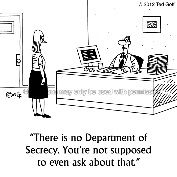 Cartoon about management