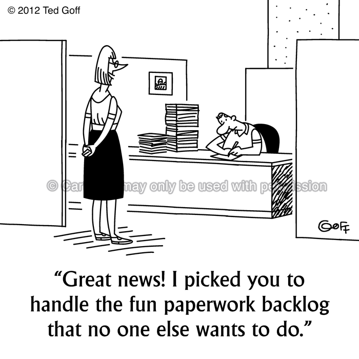 Cartoon about management