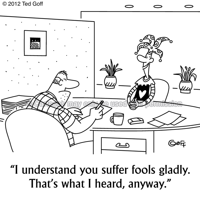 Cartoon about management