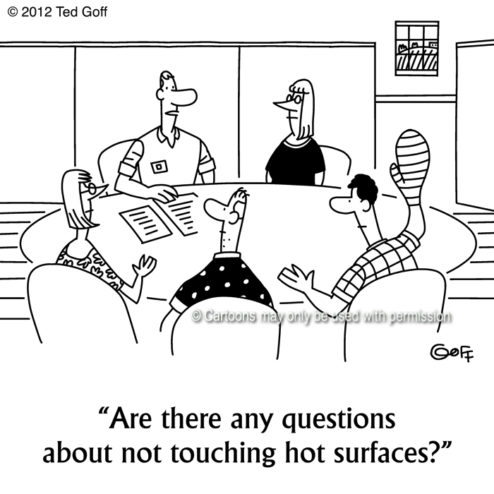 Cartoon about safety