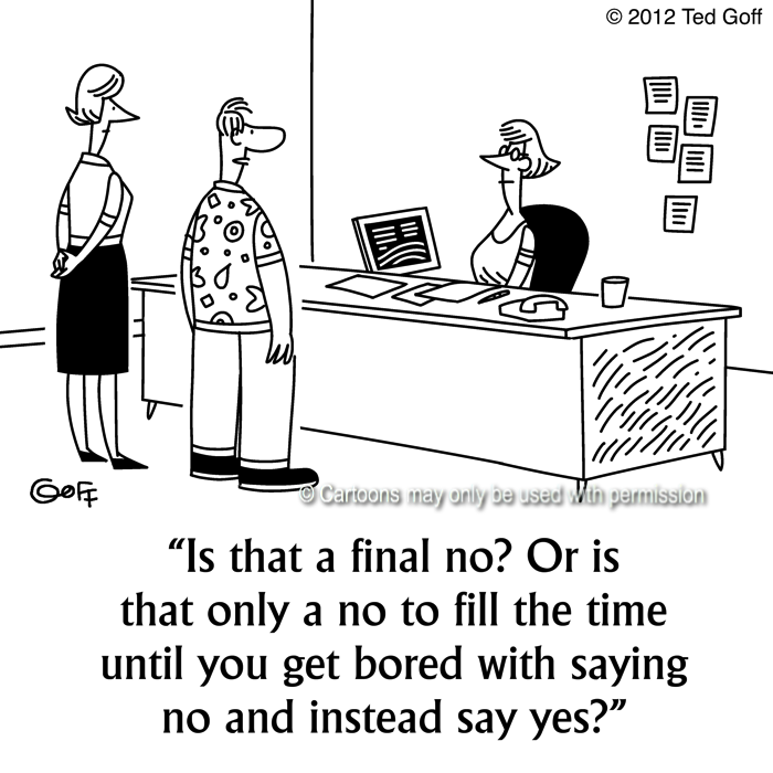 Cartoon about office