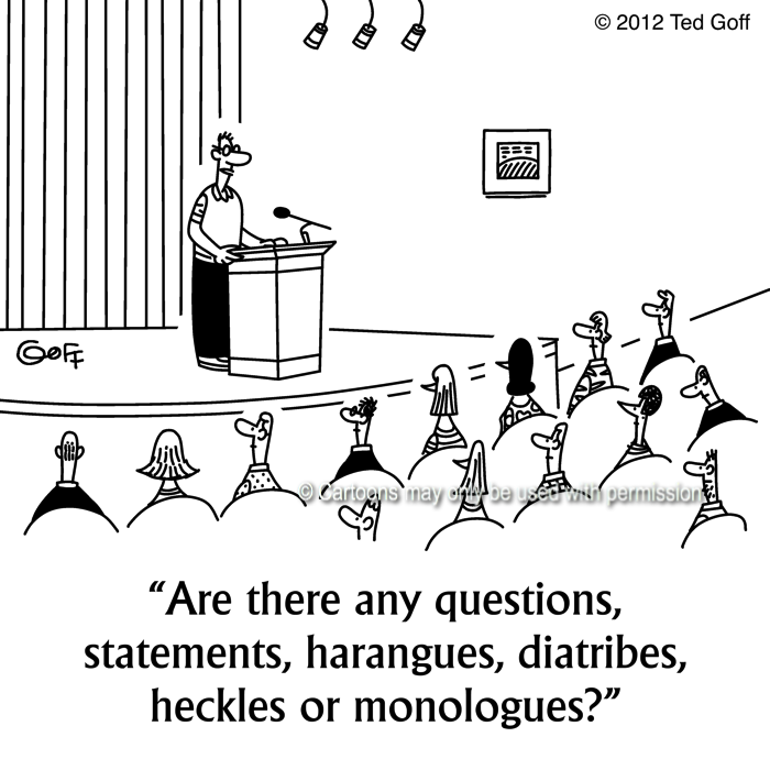 Cartoon about communication